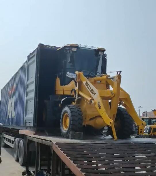 trường hợp công ty mới nhất về 9 Bộ MCLLROY Máy xúc bánh lốp mini phía trước vận chuyển về Việt Nam ngày 20/7